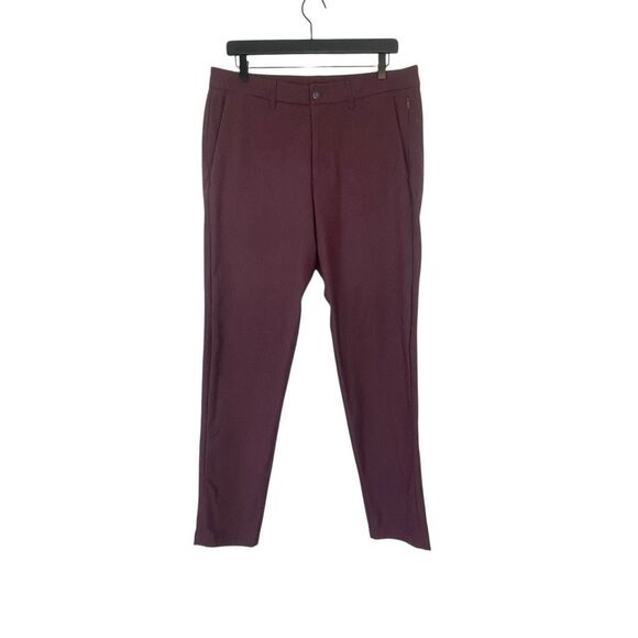 lululemon athletica Other - Lululemon Men’s Commission Pant Slim Warpstreme Maroon size 33